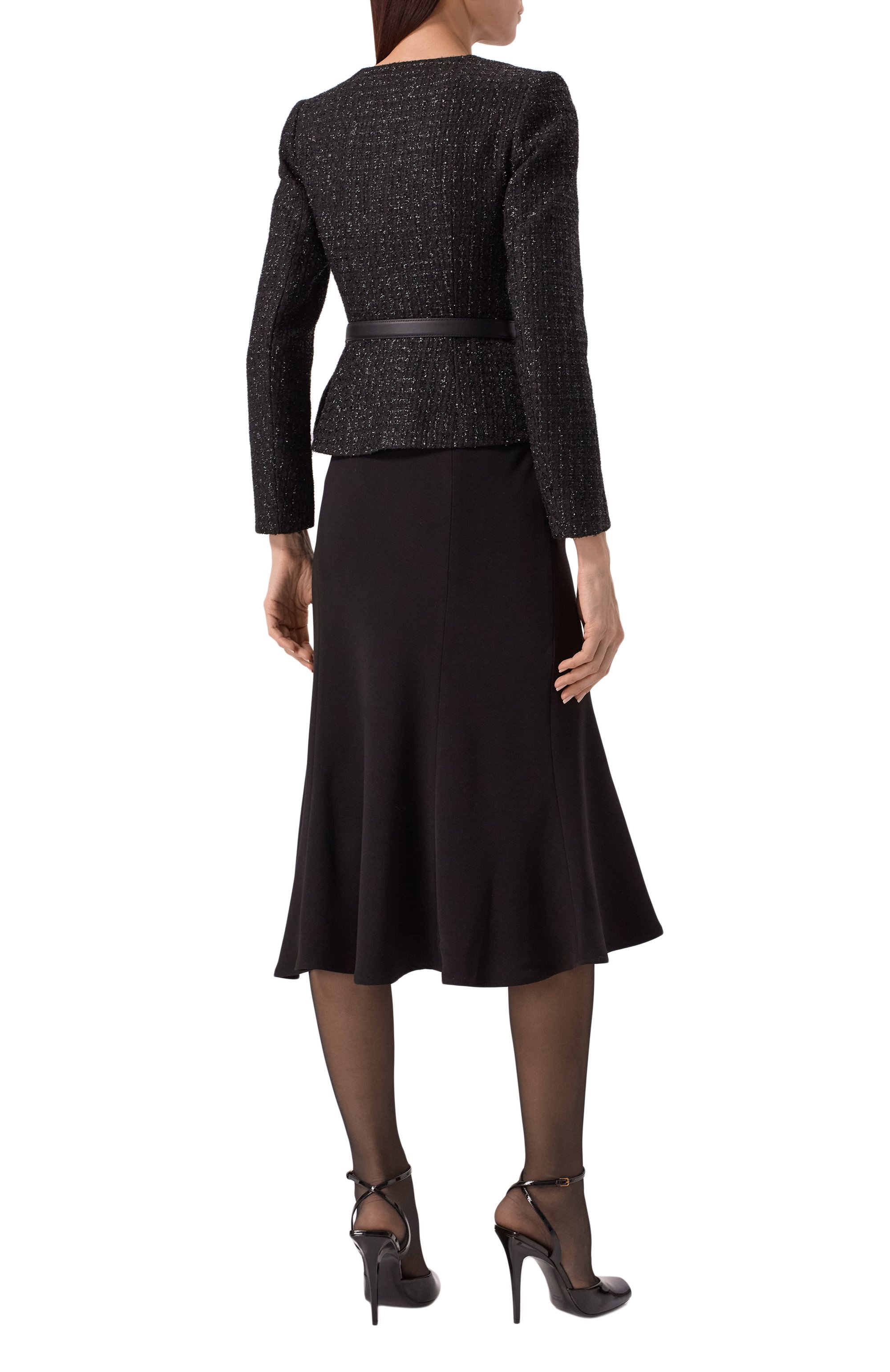 Комбинированное платье SELF-PORTRAIT, арт. RS25028MB, фото 4