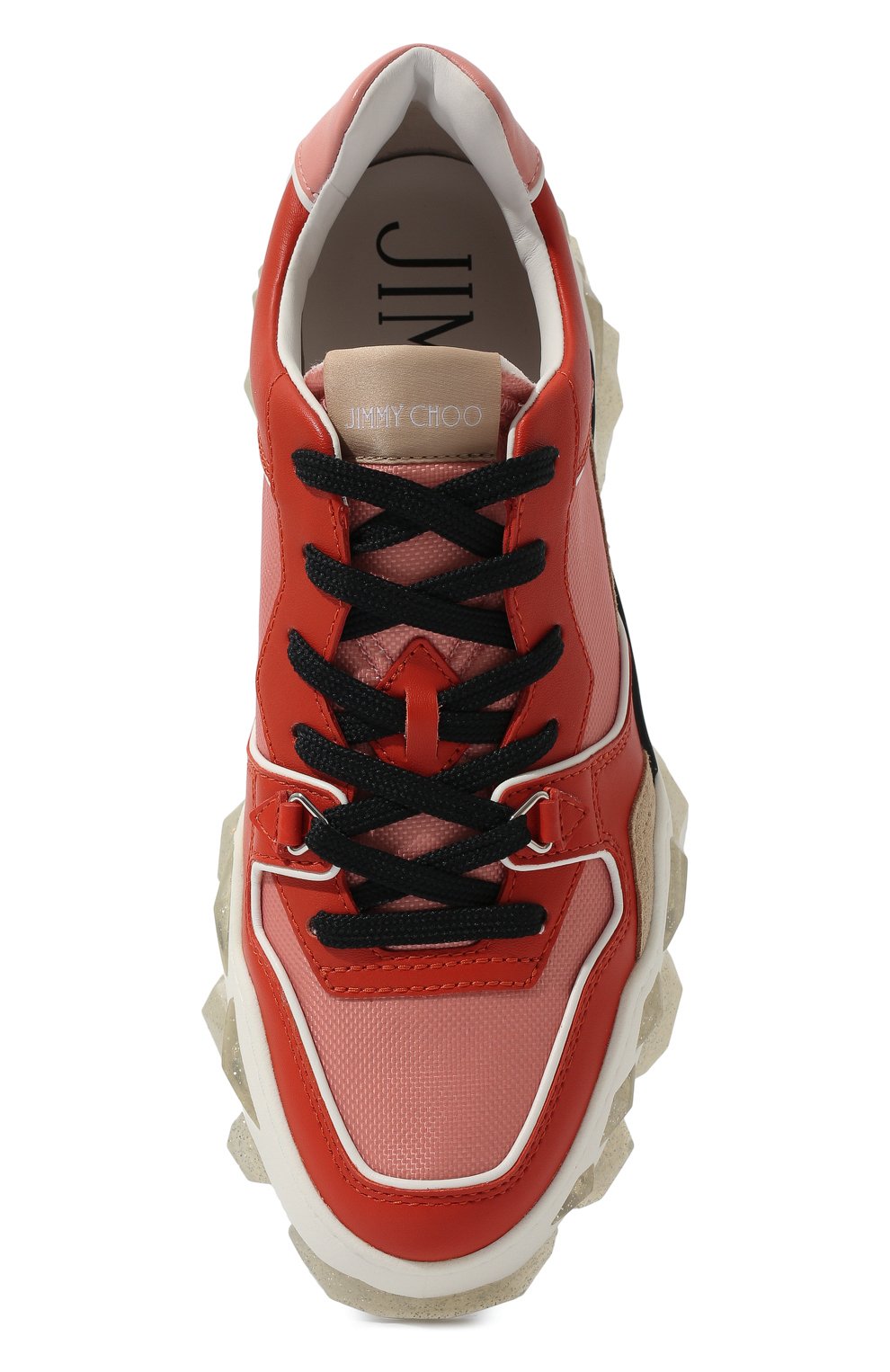 Комбинированные кроссовки diamond x trainer JIMMY CHOO, арт. DIAMOND X TRAINER/F QZA, фото 6