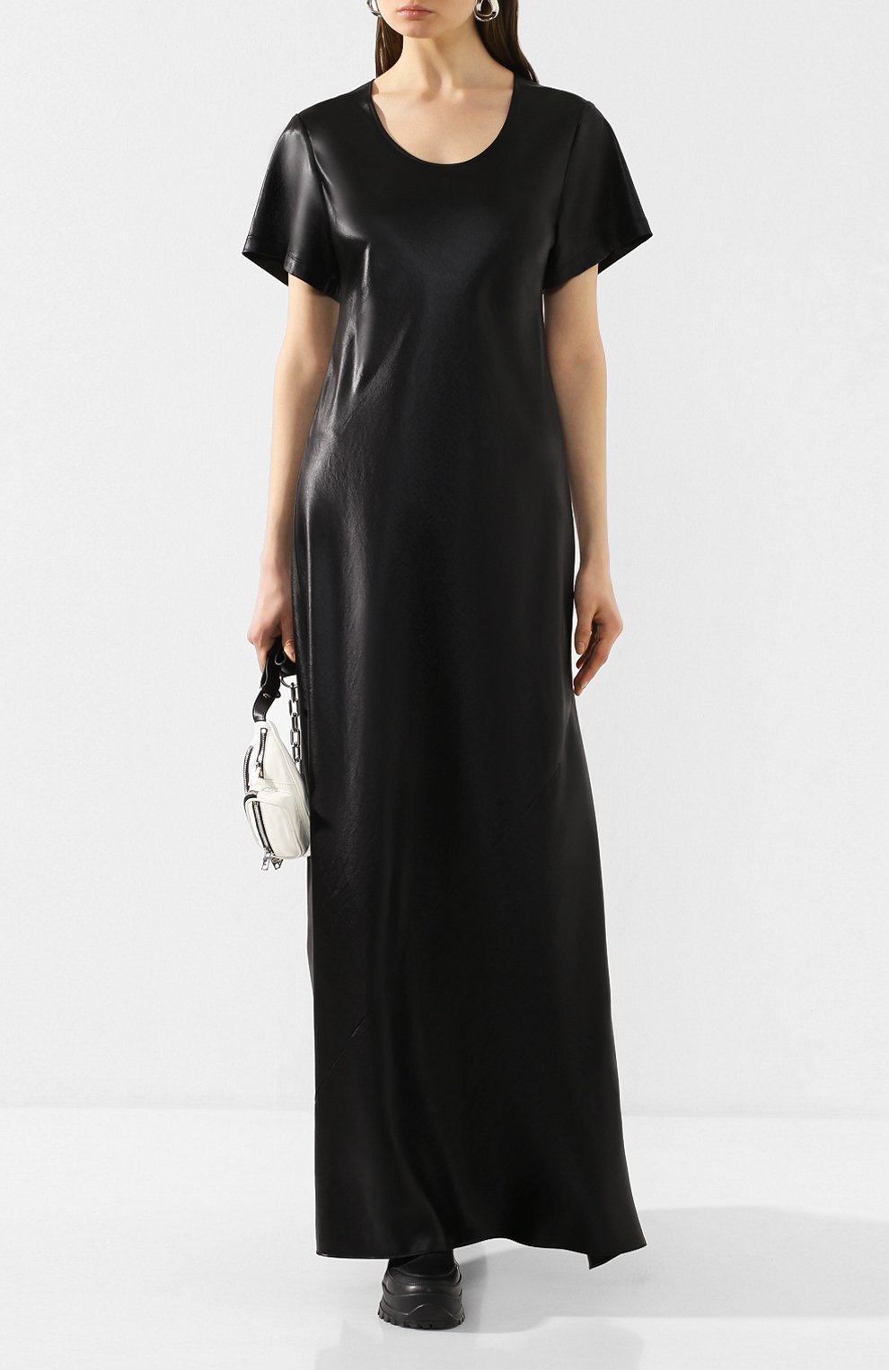 Платье-макси ALEXANDERWANG.T черного цвета по цене 69950 руб., арт. 4WC1206016, фото 2 Платье-макси ALEXANDERWANG.T, арт. 4WC1206016, фото 2