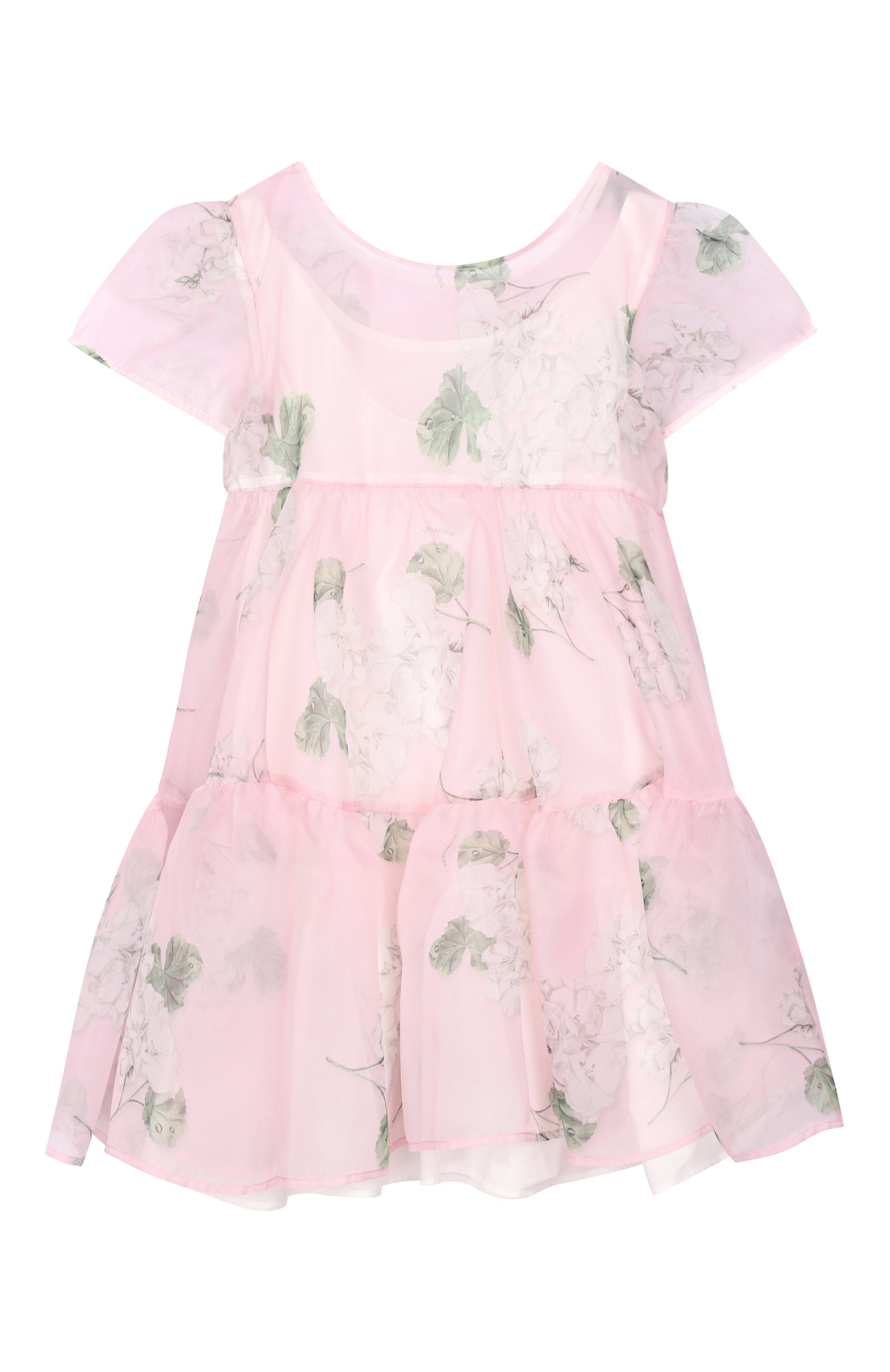 Платье MONNALISA светло-розового цвета по цене 35900 руб., арт. 71G913, фото 2 Платье MONNALISA, арт. 71G913, фото 2