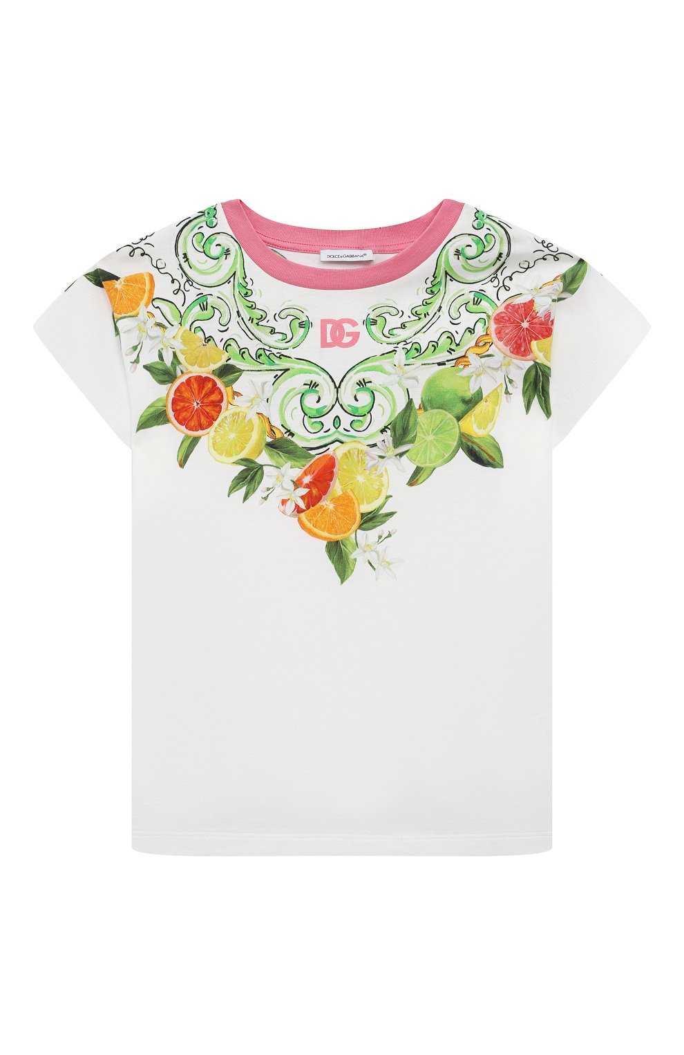 Хлопковая футболка DOLCE & GABBANA, арт. L5JTMW/G7M6D, фото 1