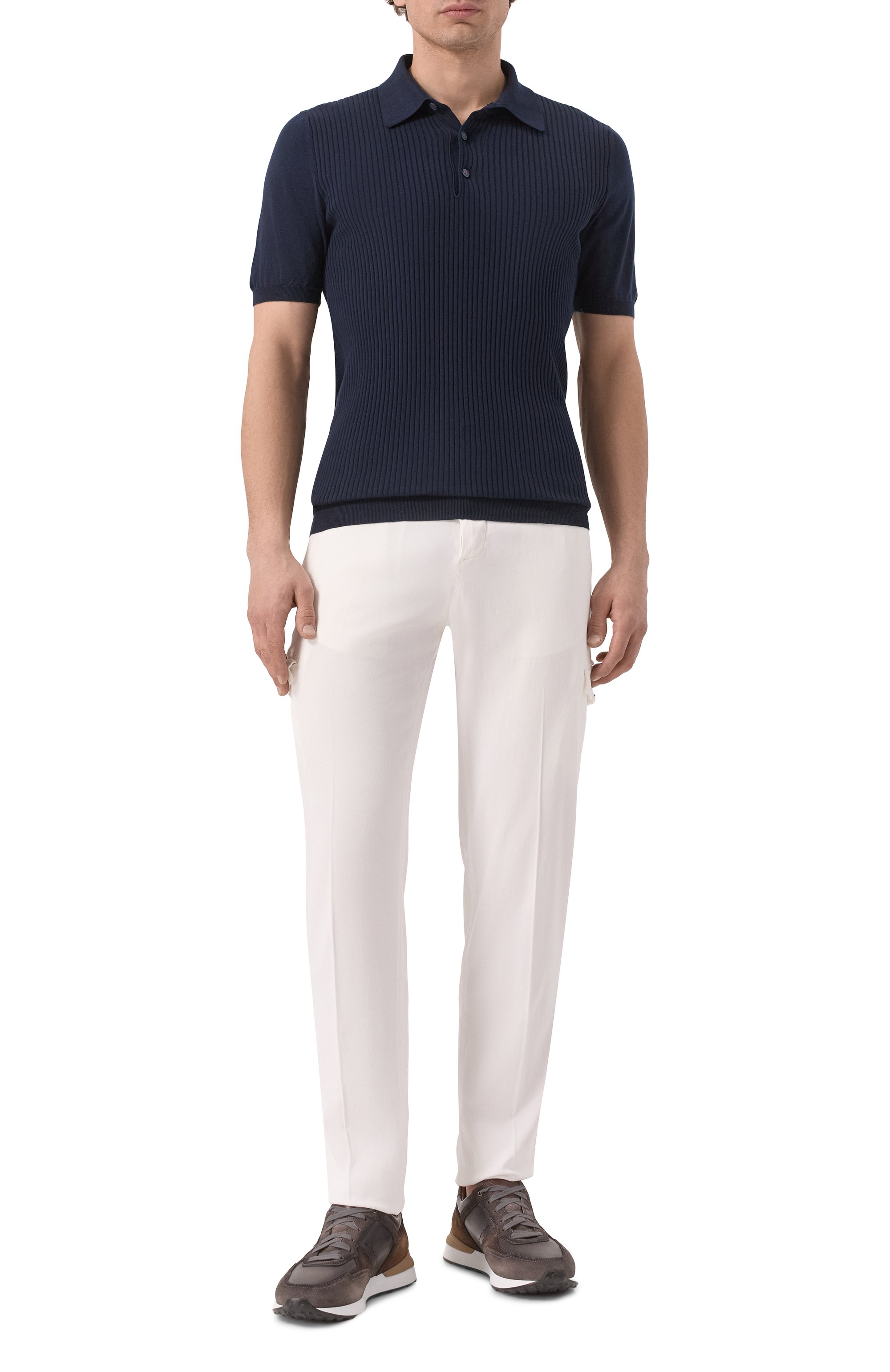 Хлопковое поло KITON, арт. UMK071260H, фото 2