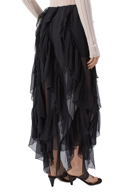 Шелковая юбка ISABEL BENENATO, арт. DW965S26, фото 4