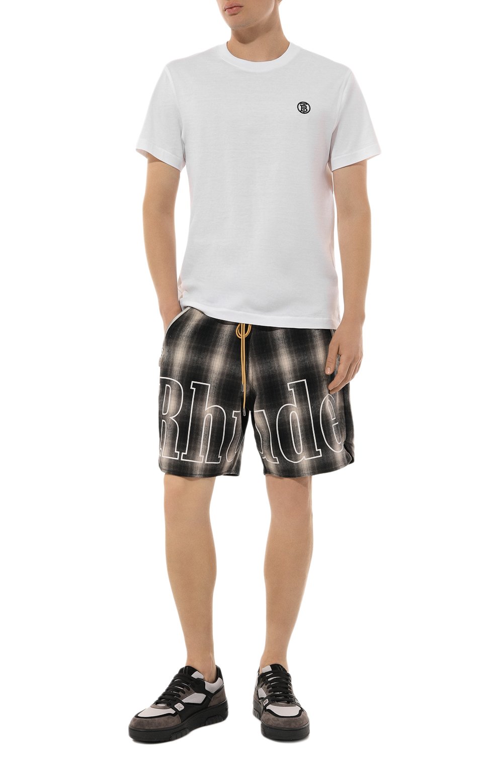 Хлопковая футболка BURBERRY, арт. 8084015, фото 2