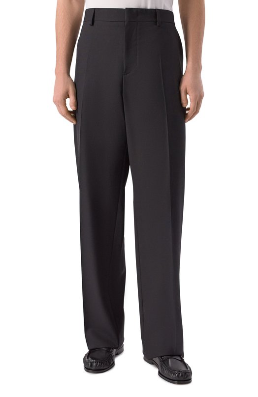 Шерстяные брюки Moschino V0319/0222 Чёрный  V0319/0222 Фото 3