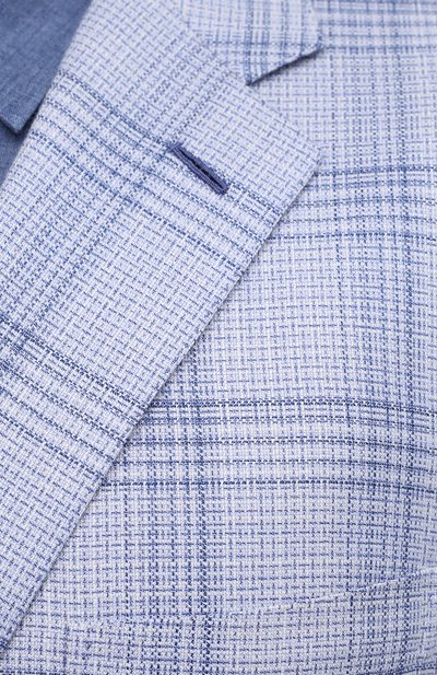 Пиджак из шерсти и шелка BRIONI голубого цвета по цене 531500 руб., арт. RGH00R/P0A7H/PARLAMENT0, фото 5 Пиджак из шерсти и шелка BRIONI, арт. RGH00R/P0A7H/PARLAMENT0, фото 5