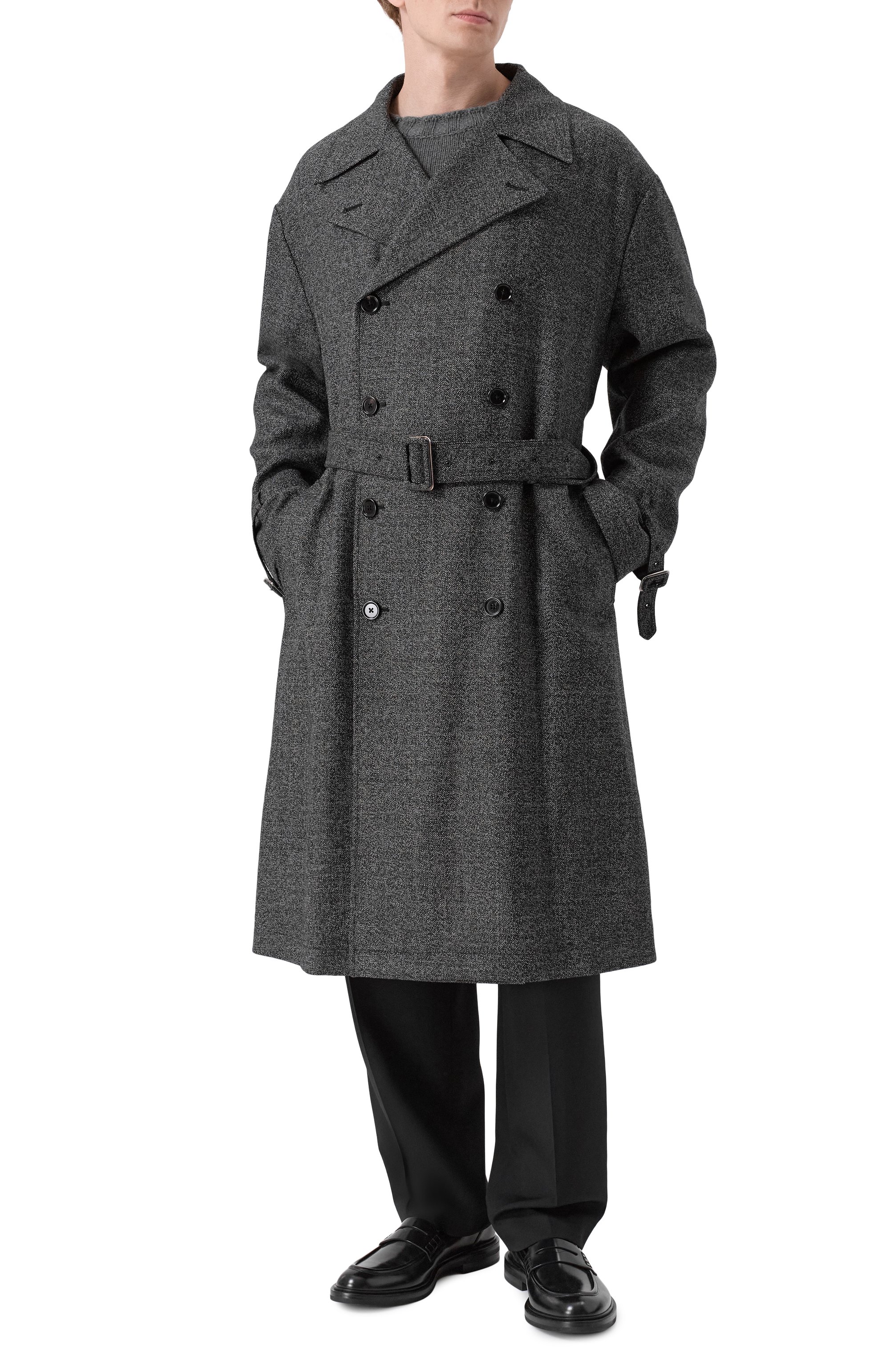 Шерстяное пальто DOLCE & GABBANA, арт. G052KT/FM2G4, фото 3