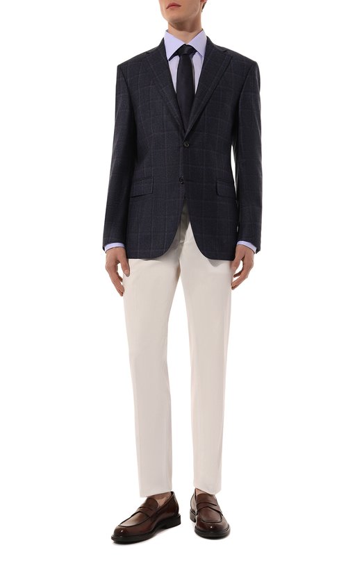 Шерстяной пиджак Corneliani 946008-9416454 Синий  946008-9416454 Фото 2