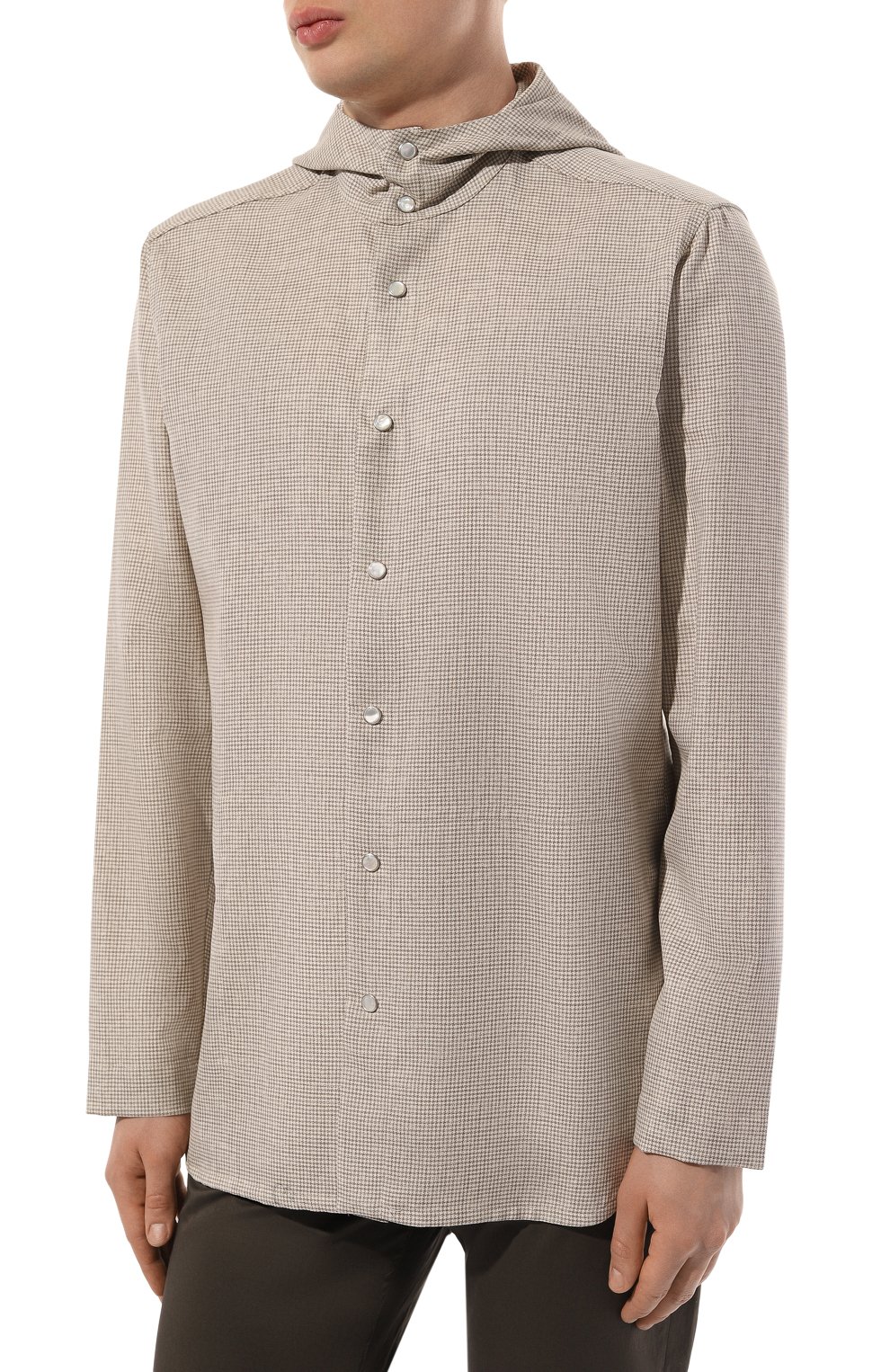 Шерстяная рубашка KITON, арт. UMCPETEK0627C, фото 3