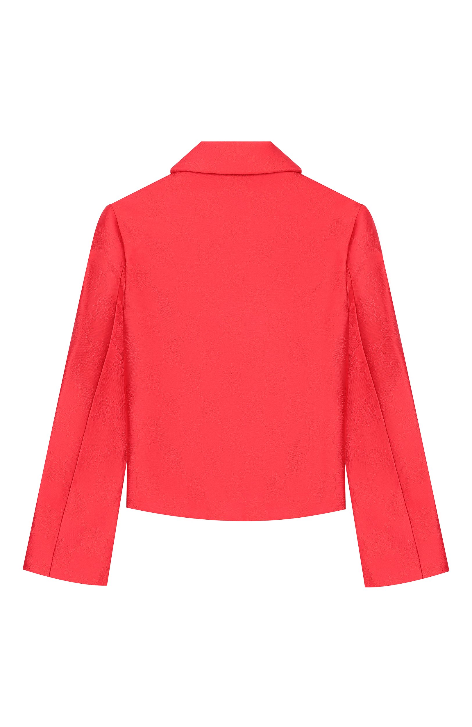 Жакет ELIE SAAB KIDS красного цвета по цене 77300 руб., арт. EFGC025/TS1133, фото 2 Жакет ELIE SAAB KIDS, арт. EFGC025/TS1133, фото 2