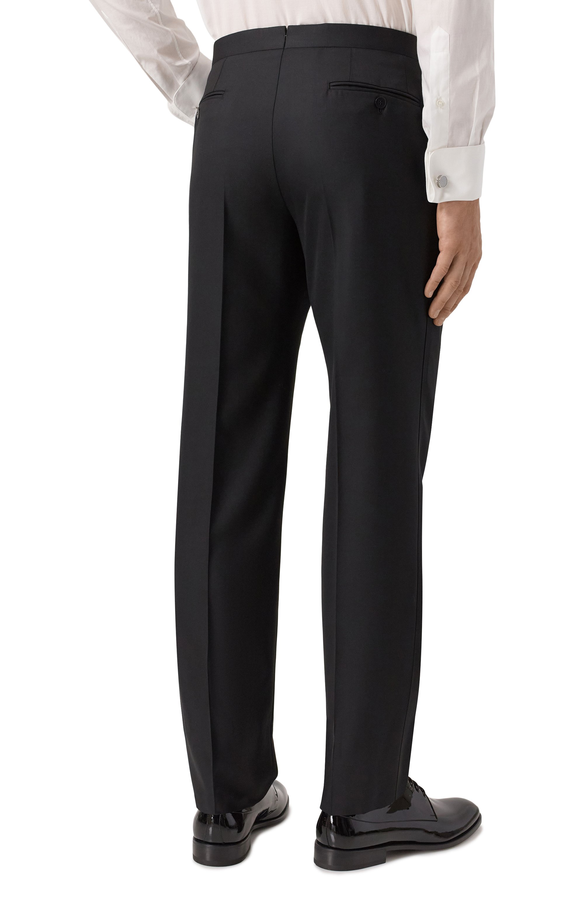 Шерстяной смокинг BRIONI черного цвета по цене 770000 руб., арт. RT051S/P6A0M, фото 5 Шерстяной смокинг BRIONI, арт. RT051S/P6A0M, фото 5