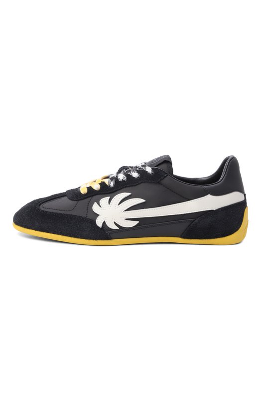 Комбинированные кеды PA 5 Palm Angels PMIA105F25LEA001 Чёрный  PMIA105F25LEA001 Фото 4