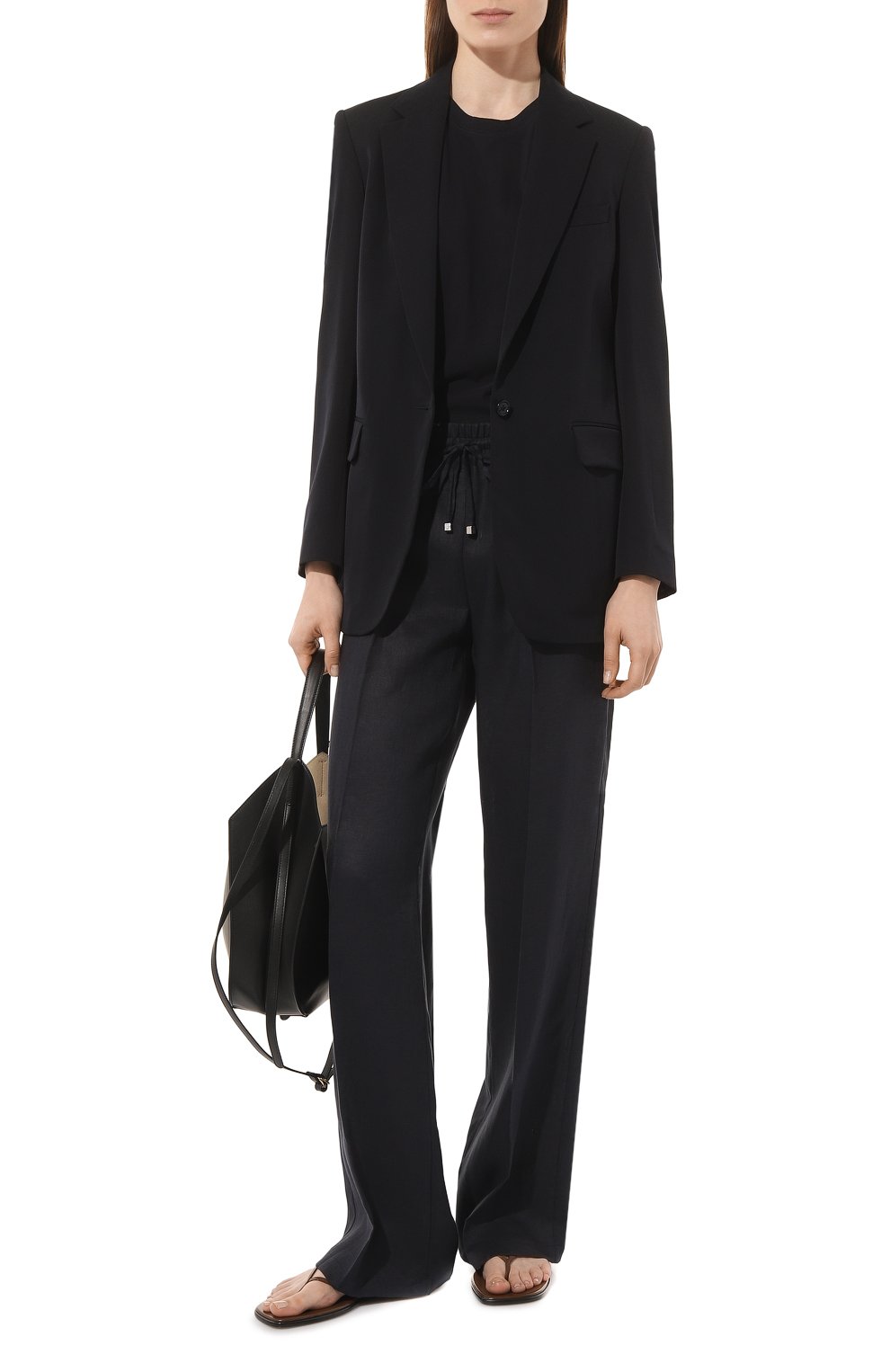 Льняные брюки KITON, арт. D48122H05953, фото 2