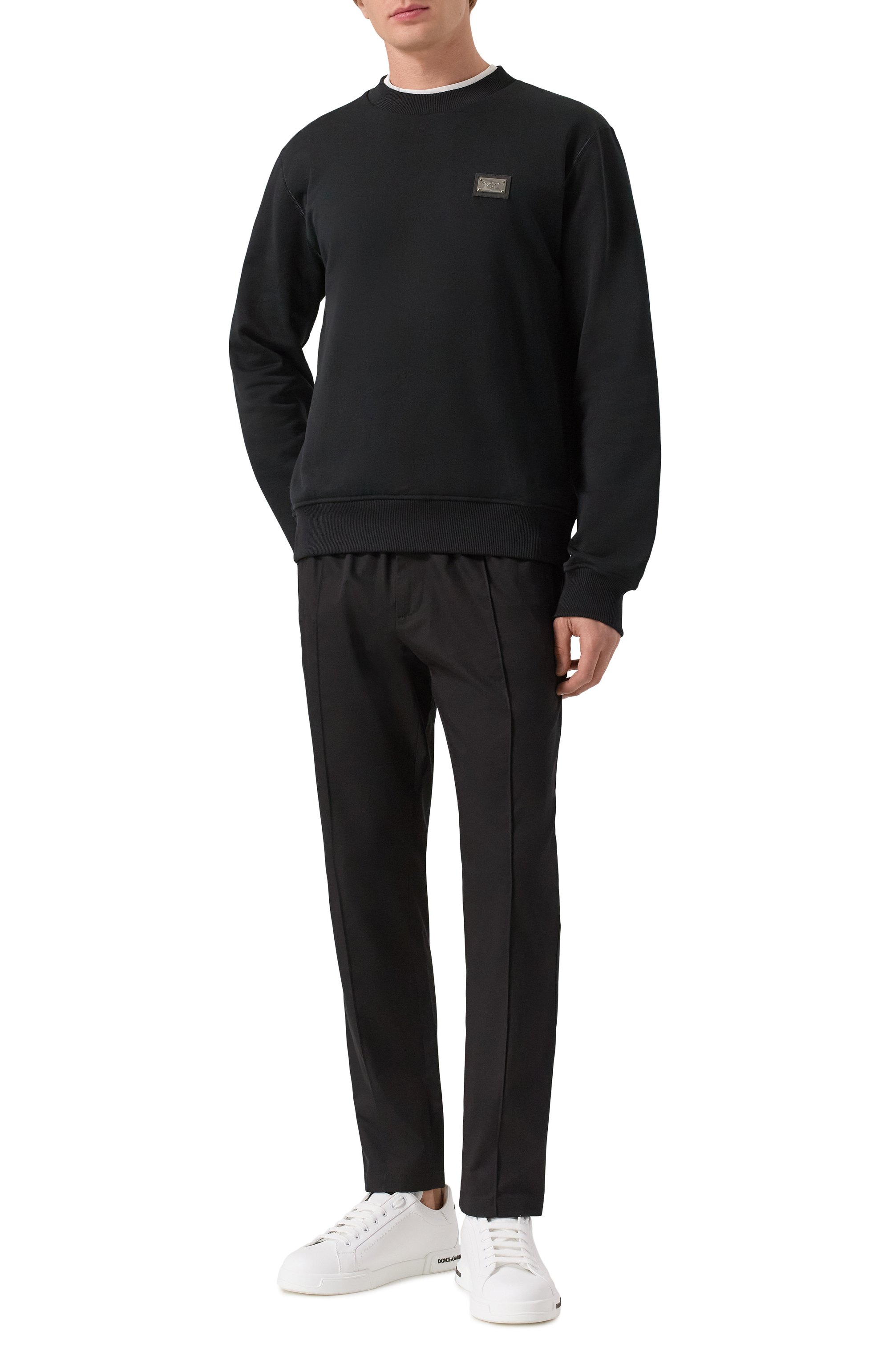 Хлопковые брюки DOLCE & GABBANA, арт. GYACET/GJ804, фото 2