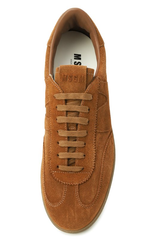 Замшевые кеды MSGM 3940MS021/996 Бежевый  3940MS021/996 Фото 6