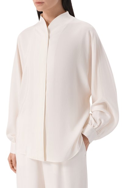 Шелковая блузка 12 STOREEZ, арт. 136072, фото 3