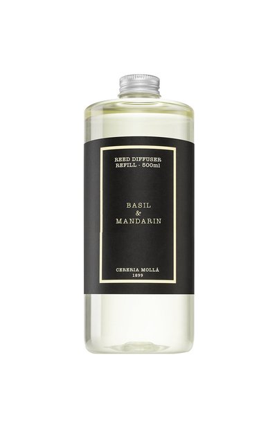 Рефил для диффузора basil &amp; mandarin (500ml) CERERIA MOLLA 1899, арт. 8424405077290