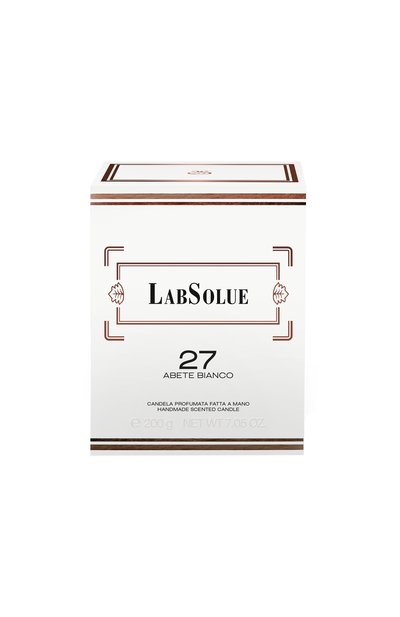 Свеча 27 abete bianco (200g) LABSOLUE, арт. 8011530971052, фото 2