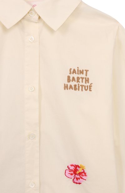 Хлопковая рубашка MC2 SAINT BARTH, арт. STBK MINI BRIGITTE/BRIG003/01921F, фото 3