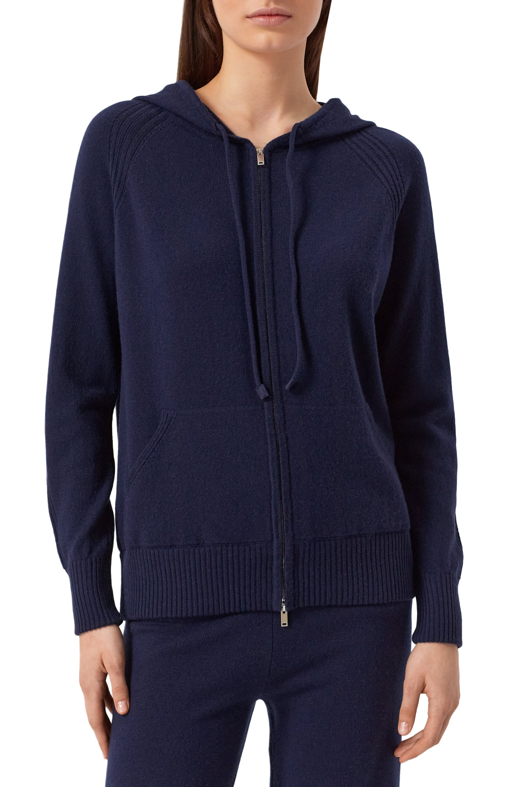 Кардиган из кашемира и шелка MVST темно-синего цвета по цене 197000 руб., арт. WF60-1044MU, фото 3 Кардиган из кашемира и шелка MVST, арт. WF60-1044MU, фото 3