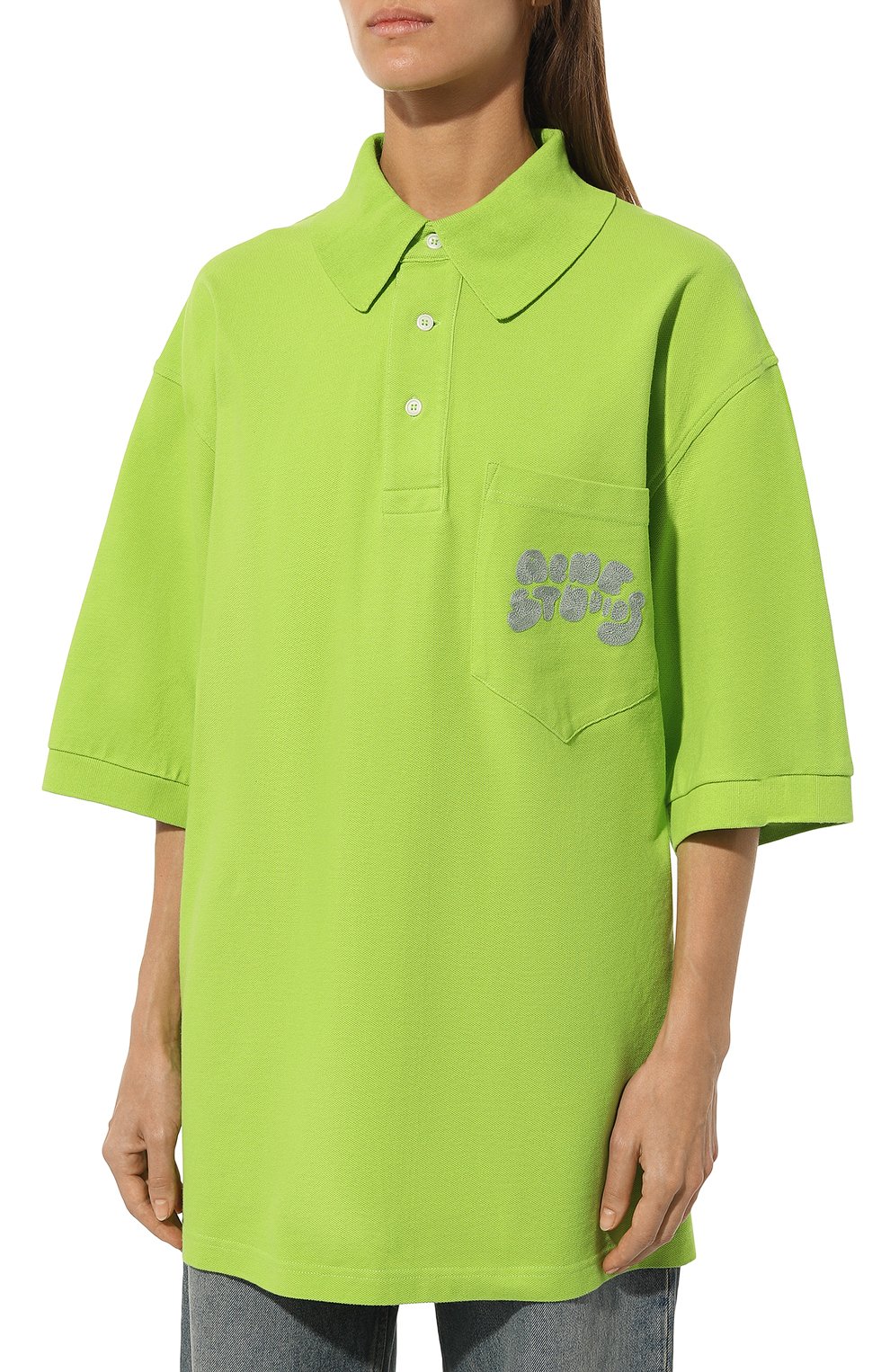 Хлопковое поло ACNE STUDIOS, арт. FN-MN-TSHI000425, фото 3