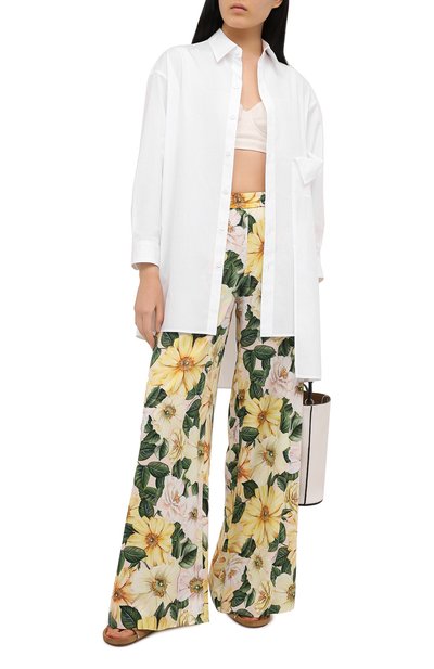 Шелковые брюки DOLCE & GABBANA, арт. FTBT3T/FSA0E, фото 2