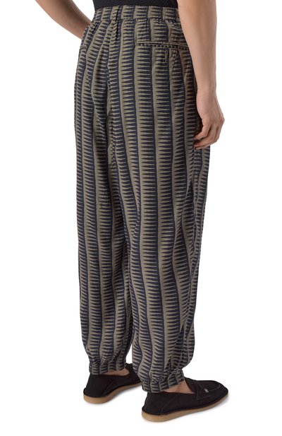 Джоггеры из лиоцелла и вискозы EMPORIO ARMANI, арт. EM005490/AF14214, фото 4