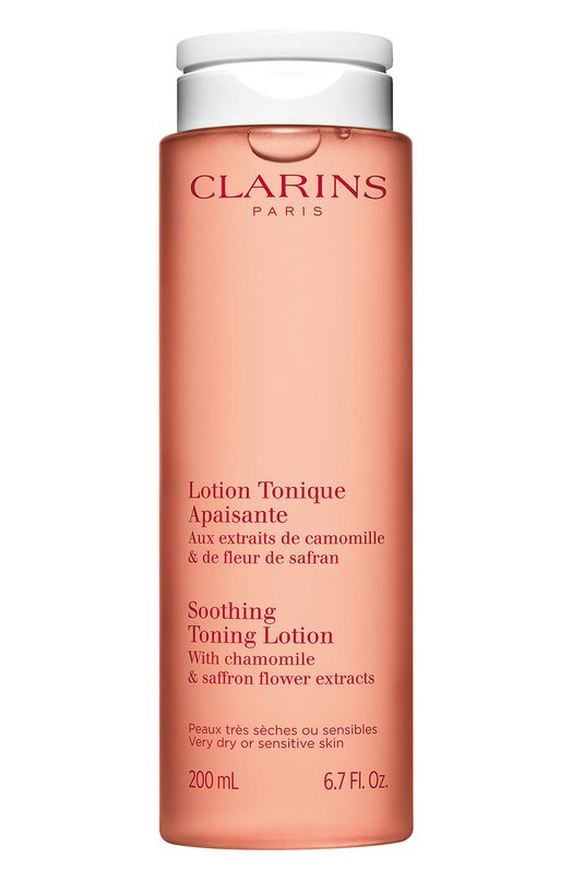 фото Успокаивающий тоник для очень сухой и чувствительной кожи lotion tonique apaisante (200ml) clarins