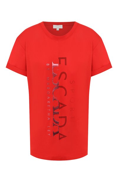 Женская хлопковая футболка ESCADA SPORT, арт. 5029901