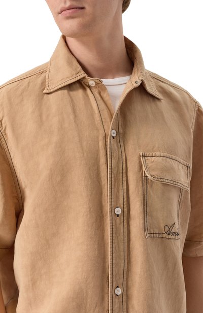 Рубашка изо льна и лиоцелла AMIRI, арт. AMT0SH1156, фото 5