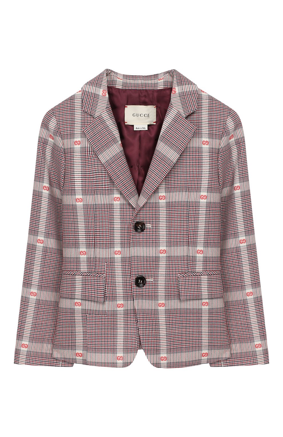 Шерстяной пиджак на двух пуговицах GUCCI, арт. 516382/XB466, фото 1