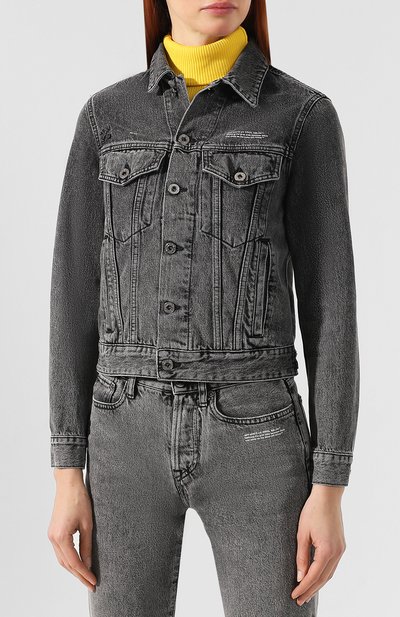 Джинсовая куртка OFF-WHITE, арт. 0WYE009R197740447575, фото 3