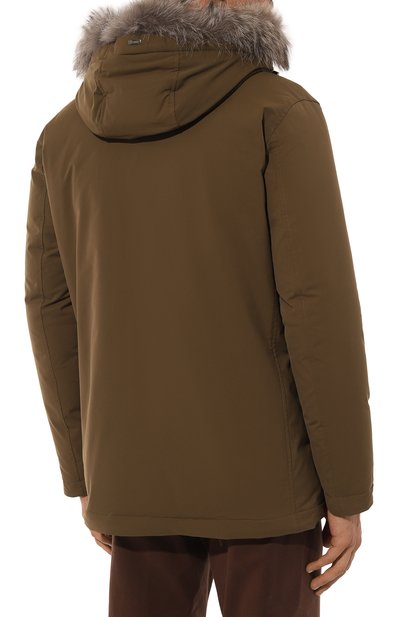 Пуховик с отделкой из койота HERNO, арт. PI000940U/12343, фото 4