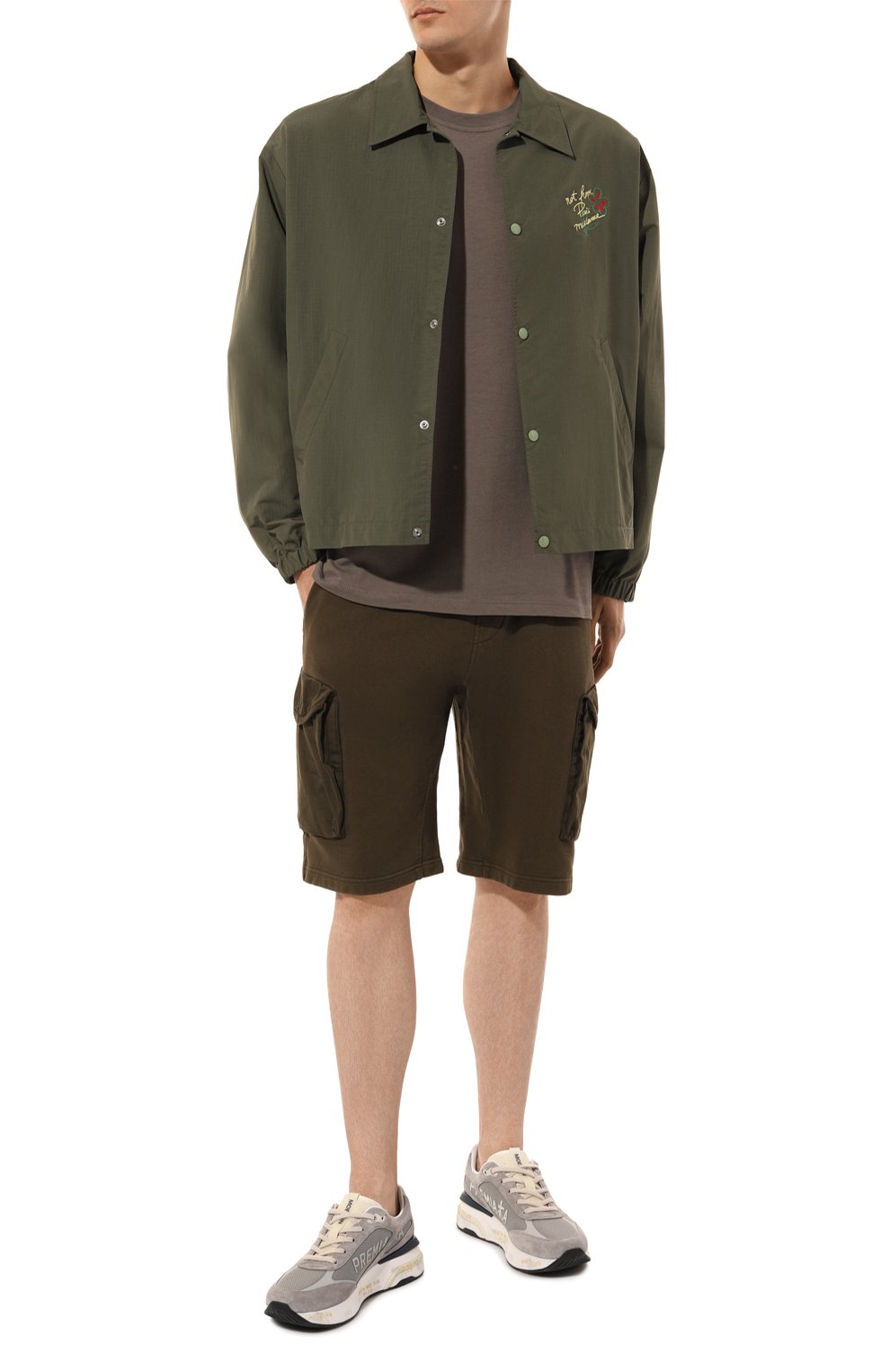 Хлопковая футболка PAUL&SHARK темно-коричневого цвета по цене 15000 руб., арт. 14311616/661, фото 2 Хлопковая футболка PAUL&SHARK, арт. 14311616/661, фото 2