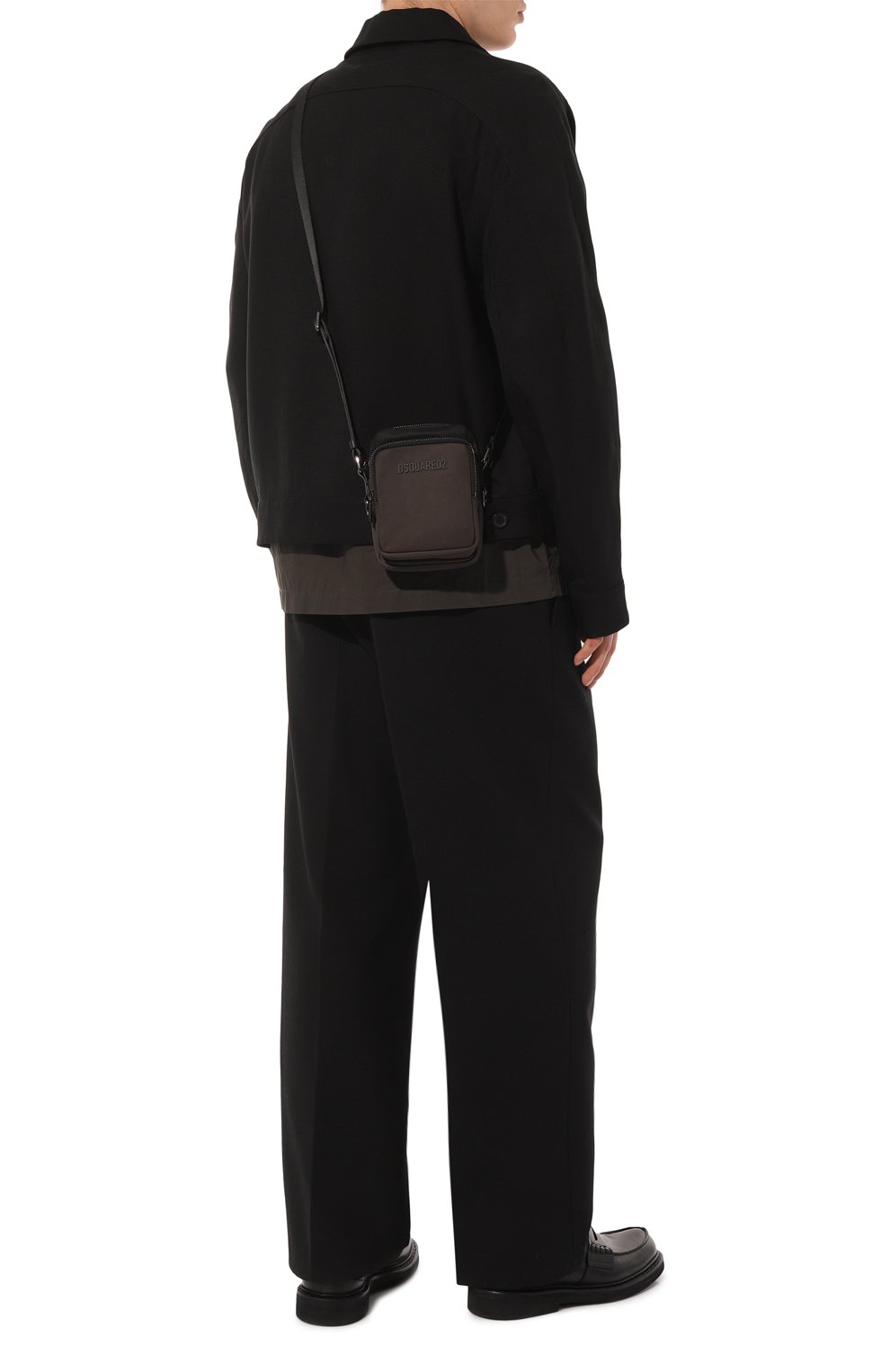 Сумка urban DSQUARED2 темно-зеленого цвета по цене 48600 руб., арт. CBM0048, фото 7 Сумка urban DSQUARED2, арт. CBM0048, фото 7