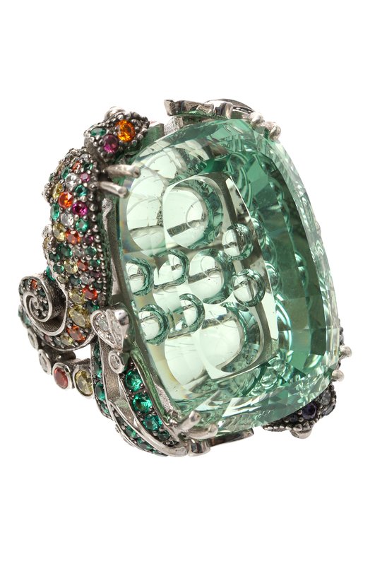 Кольцо Gecko Queensbee 101394 Зелёный 101394