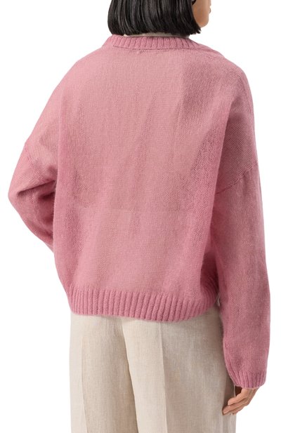 Пуловер BRUNELLO CUCINELLI розового цвета по цене 120000 руб., арт. M2I776822, фото 4 Пуловер BRUNELLO CUCINELLI, арт. M2I776822, фото 4