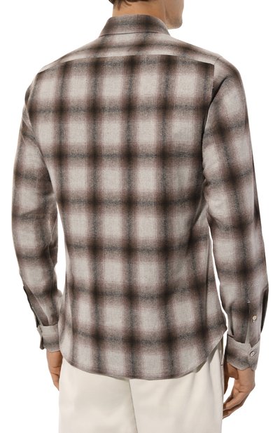 Хлопковая рубашка KITON, арт. UCWMH0903402, фото 4