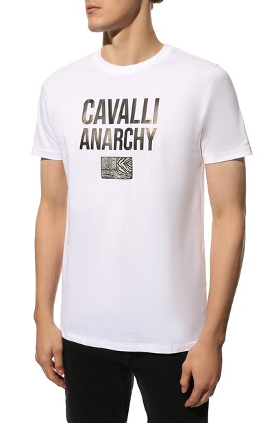 Хлопковая футболка ROBERTO CAVALLI, арт. PRT60B/JD060, фото 3