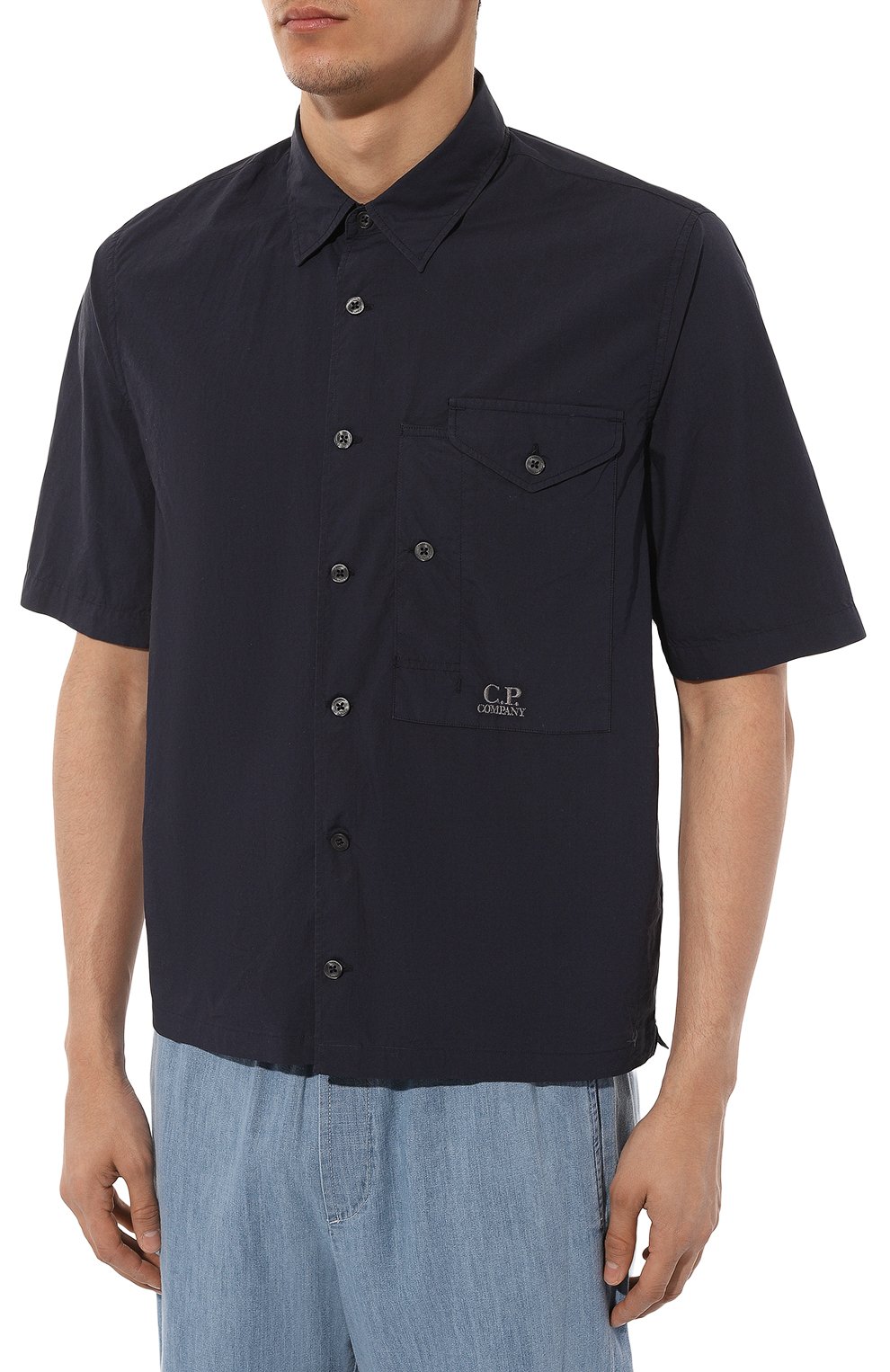 Хлопковая рубашка C.P. COMPANY, арт. 16CMSH208A005328G, фото 3