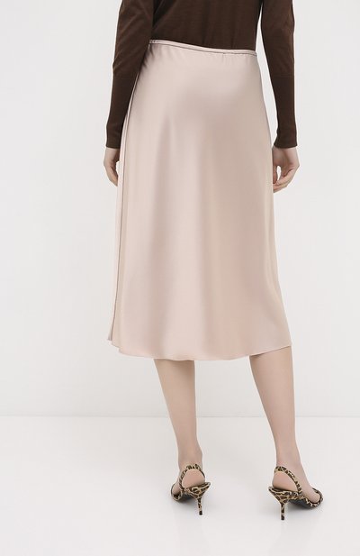 Юбка NANUSHKA бежевого цвета по цене 57850 руб., арт. ZARINA_HIMALAYAN SALT_SLIP SATIN, фото 4 Юбка NANUSHKA, арт. ZARINA_HIMALAYAN SALT_SLIP SATIN, фото 4