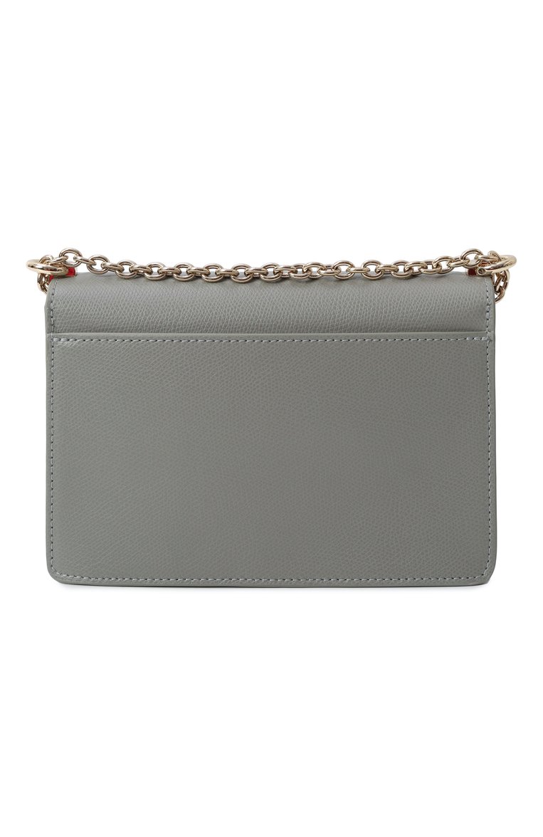 Женская сумка furla 1927 mini FURLA серого цвета, арт. BAFKACO/ARE000 | Фото 6 (Ремень/цепочка: На ремешке; Размер: mini; Материал: Натуральная кожа; Драгоценные �камни: Проставлено; Материал сплава: Проставлено)