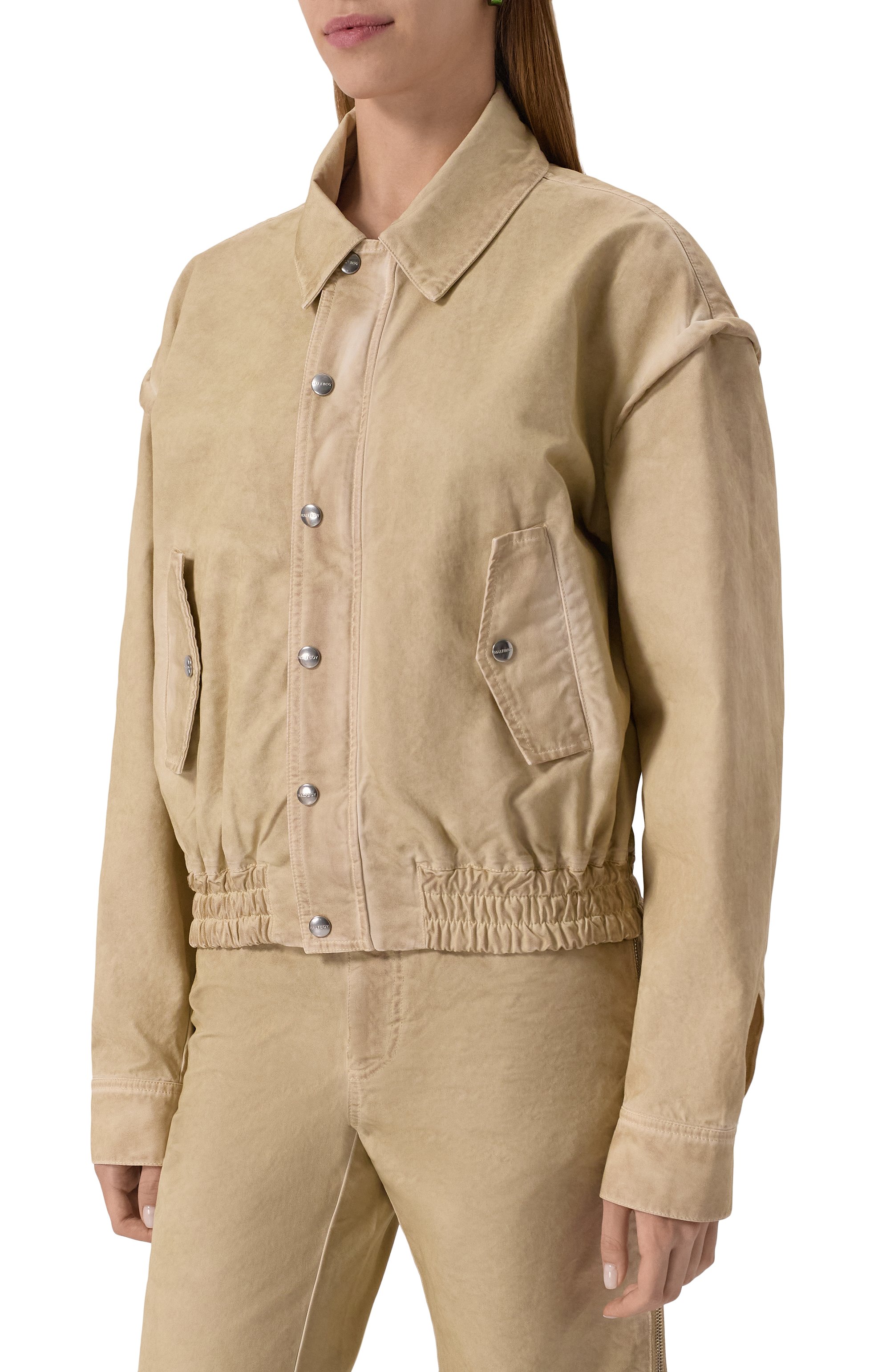 Хлопковый бомбер HALFBOY, арт. HS251W0159, фото 7