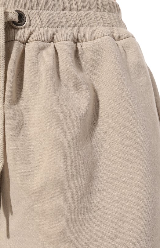 Хлопковые шорты Brunello Cucinelli MD869SB989 Бежевый  MD869SB989 Фото 5