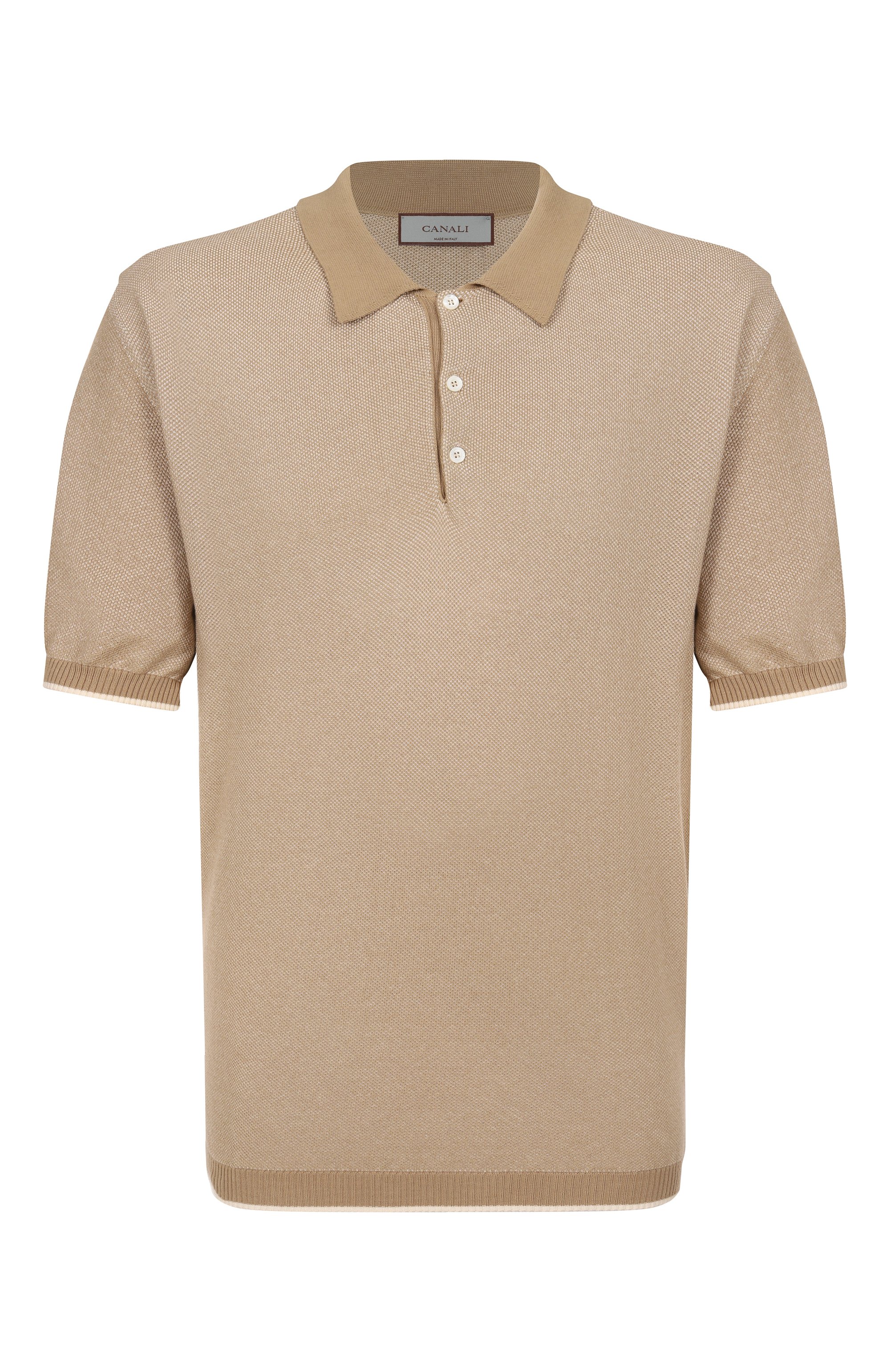 Хлопковое поло CANALI, арт. C0127B/MK02265, фото 1