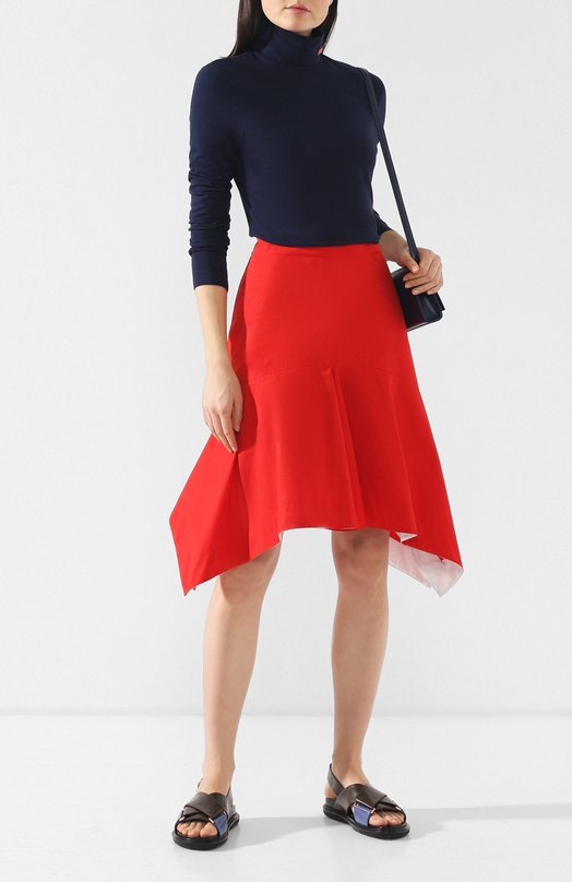 Хлопковая водолазка CALVIN KLEIN 205W39NYC Синий, фото 2