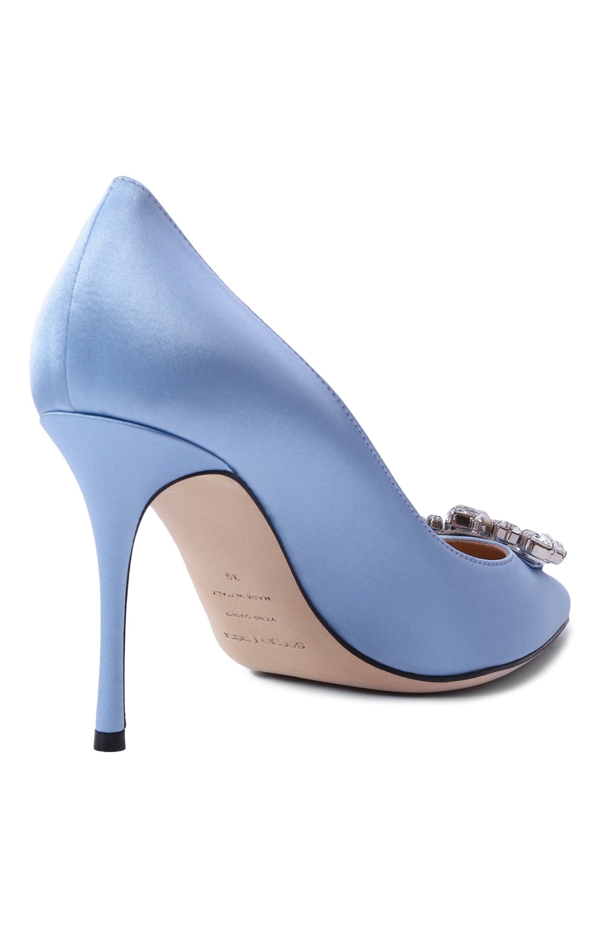 Текстильные туфли godiva precious 80 SERGIO ROSSI, арт. B09780/MTEZ02, фото 5