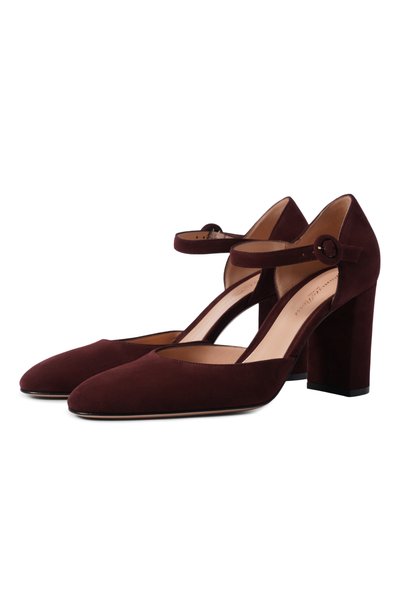 Женские замшевые туфли GIANVITO ROSSI, арт. G41008.85RIC.CAMR0YA