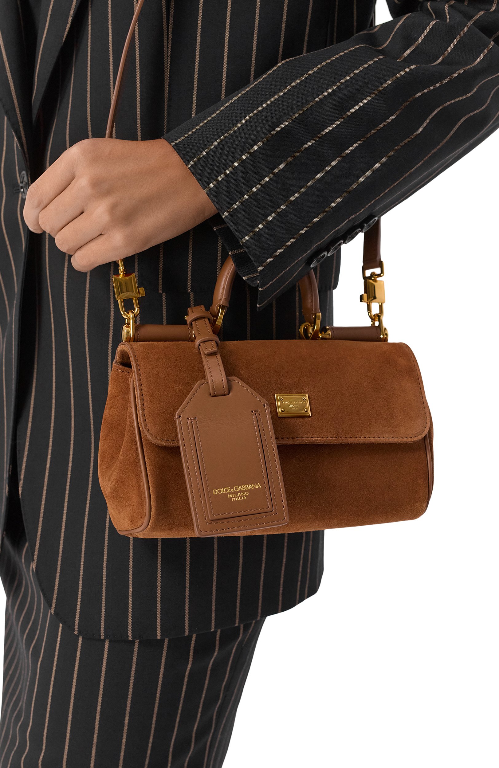 Сумка my sicily mini DOLCE & GABBANA светло-коричневого цвета по цене 170500 руб., арт. BB7864/B0903, фото 2 Сумка my sicily mini DOLCE & GABBANA, арт. BB7864/B0903, фото 2