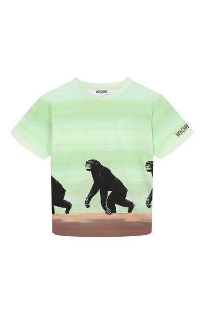 Хлопковая футболка MOSCHINO, арт. HUM057/LAA02/10-14
